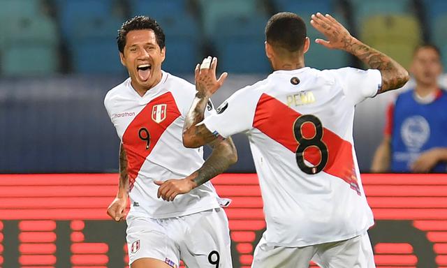 Perú y Paraguay chocaron por los cuartos de final de la Copa América 2021 | Foto: AFP