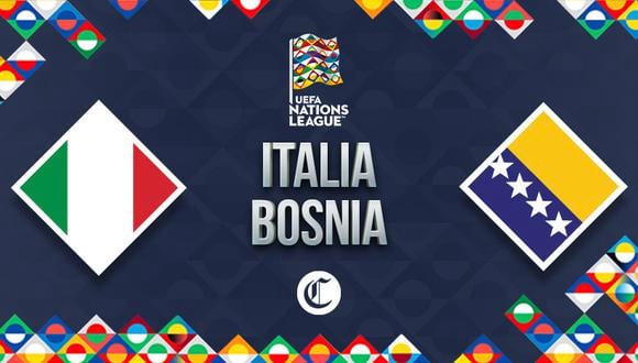 Italia y Bosnia se verán las caras por el Grupo 1 de la UEFA Nations League. (Foto: Diseño El Comercio)