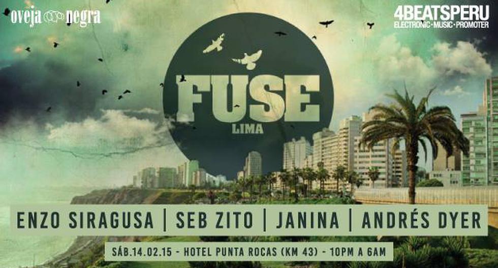 FUSE, uno de los eventos más selectos de música electrónica en el mundo, llega a nuestro país.(Foto:4Beats Perú)