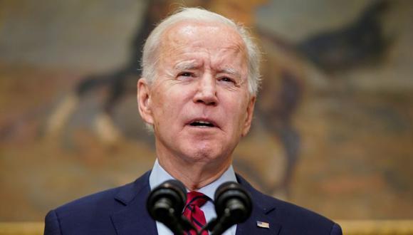 Joe Biden habla después de que la Cámara de Representantes aprobara su paquete de ayuda para el coronavirus de 1,9 billones de dólares en la Sala Roosevelt de la Casa Blanca en Washington, Estados Unidos. (Foto: REUTERS / Joshua Roberts).