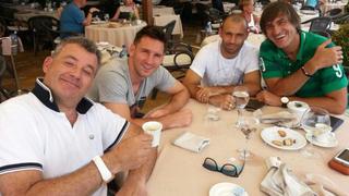 Messi y Mascherano almorzaron con Humberto Grondona en España