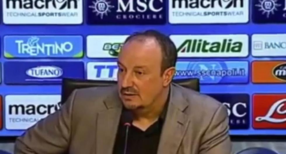 Rafael Benítez y su respuesta sobre si se marcharía al Real Madrid. (Foto: captura)