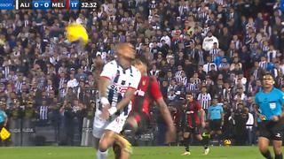 La falta a Arley Rodríguez que no fue cobrada en el Alianza Lima ante Melgar | VIDEO