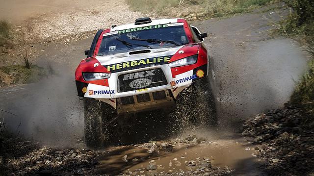 Nicolás Fuchs tuvo un gran papel en la Baja Aragón, fecha del Mundial de Rally Cross Country. (fotos: Prensa Fuchs / C. Barni)