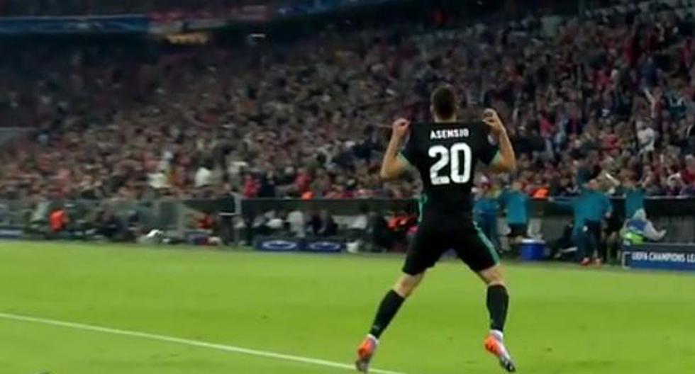 Marco Asensio consiguió el 2-1 parcial a favor del Real Madrid en el Allianz Arena. (Video: YouTube)