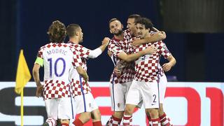 Croacia goleó a Grecia 4-1 en Zagreb por el repechaje al Mundial