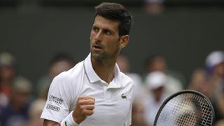 Novak Djokovic aplastó a David Goffin en cuartos de final en Wimbledon