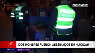 Huaycán: dos hombres fueron asesinados en menos de 4 horas | VIDEO