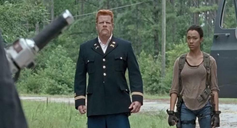Michael Cudlitz es Abraham y Sonequa Martin-Green es Sasha en 'The Walking Dead' (Foto: AMC)