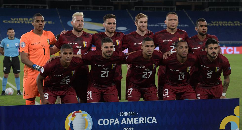 Este fue el equipo titular de Venezuela que empató 2-2 ante Ecuador. (Foto: AFP).