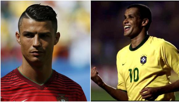 Rivaldo no dudó a la hora de dejar en claro su postura por quién es el mejor jugador del mundo en estos momentos: Cristiano Ronaldo. (Foto: AFP)