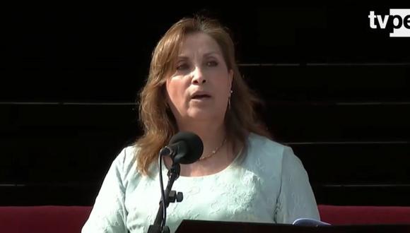 Presidenta Dina Boluarte participó en la celebración por el Día Nacional de las Micro y Pequeñas Empresas (MYPES) | Captura de video TV Perú