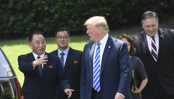 Trump se reúne en la Casa Blanca con líder de la inteligencia de Corea del Norte. Foto: archivo de AFP