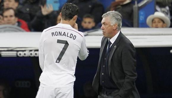 Carlo Ancelotti volvió a referirse al caso de Cristiano Ronaldo con Real Madrid. (Foto: EFE).