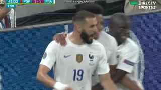 Francia vs. Portugal: Karim Benzema vence a Rui Patricio y anota el 1-1 de penal [VIDEO]