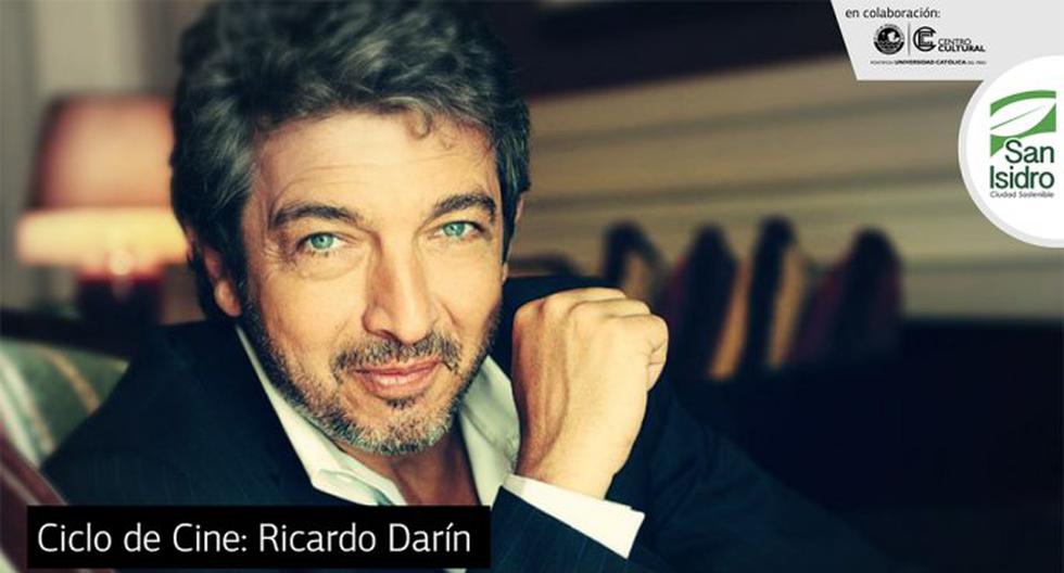 Ciclo de cine de Ricardo Darín se realizará todos los martes del mes de abril. (Foto: Facebook)