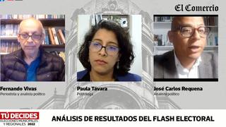 Flash electoral Lima: Paula Távara, José Carlos Requena y Fernando Vivas analizan los resultados | VIDEO