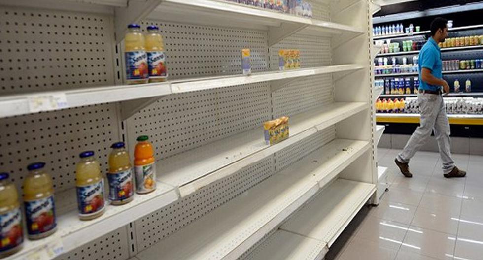 Anaqueles vacíos es lo que se encuentra en los locales comerciales de Venezuela. (Foto: lapatilla.com)