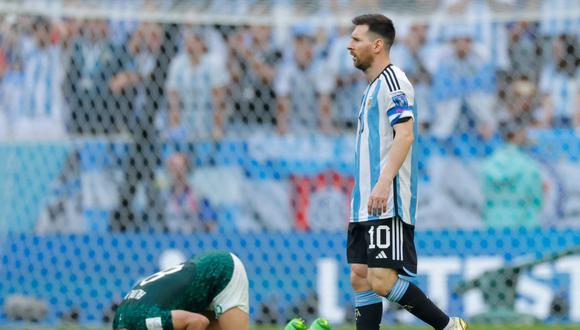 La Argentina de Lionel Messi perdió en su debut ante Arabia Saudita. (Foto: AFP)
