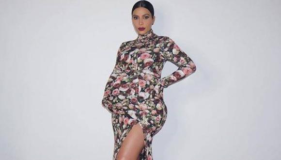 Kim Kardashian se disfrazó de su primer embarazo por Halloween