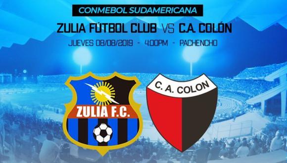 Colón vs. Zulia EN VIVO ONLINE vía DirecTV Sports: juegan por la Copa Sudamericana 2019 | Foto: Zulia