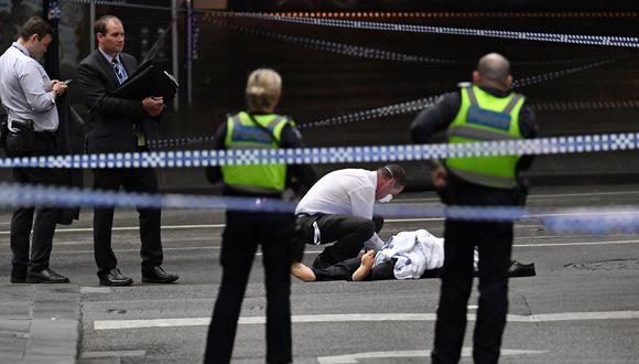 Melbourne: Estado Islámico reinvindica ataque con cuchillo que dejó un muerto (Foto: AFP)
