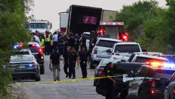 Un total de 53 migrantes murieron en un camión abandonado en San Antonio, Texas. (REUTERS).