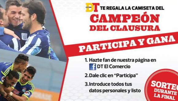 Participa y llévate la camiseta del campeón del Torneo Clausura