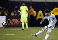 Lionel Messi y su tiro penal que se ha convertido en viral en YouTube y Facebook