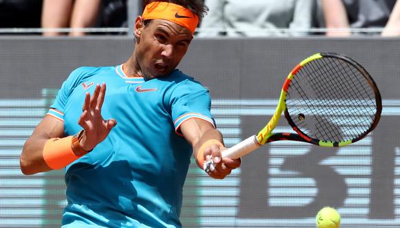 Nadal vs. Chardy el tenista español se estrenó en el Masters 1000 de Roma. (Foto: Reuters)