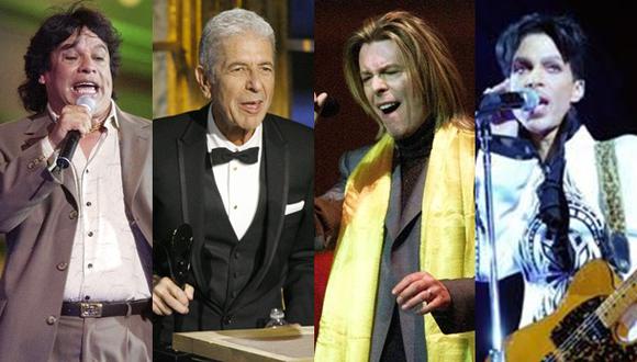 Bowie, Prince, Cohen y Juan Gabriel: año funesto para la música