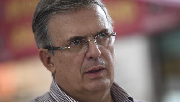 Marcelo Ebrard, aspirante presidencial del Movimiento Regeneración Nacional (Morena). (Foto: CLAUDIO CRUZ / AFP)