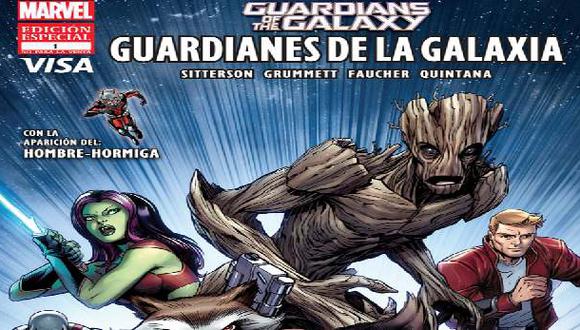 Visa-Marvel lanzan comic financiero de Guardianes de la Galaxia
