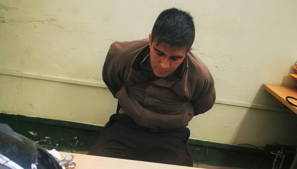 Ramón Paul Ponce Echevarría, de 29 años, registra varias denuncias e intervenciones policiales. El cómplice que tenía esta mañana logró huir. (Foto: Difusión)