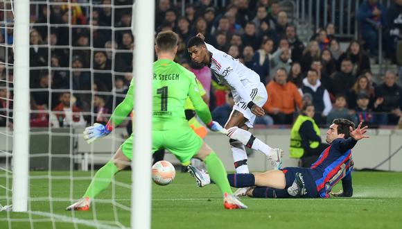 Goles del Barcelona vs. Manchester United por la UEFA Europa League.