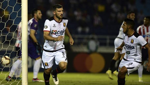 Melgar venció por 1-0 al Junior de Barranquilla en la última jornada del Grupo F de la Copa Libertadores 2019  y como tercer clasificado avanzó a la segunda fase de la Copa Sudamericana. (Foto: AFP)