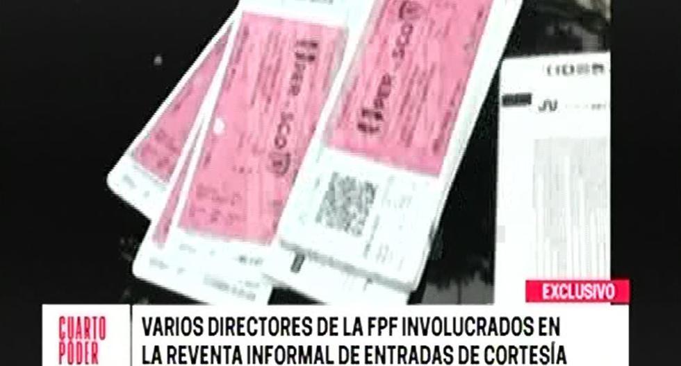 Agustín Lozano y un nuevo informe sobre el caso de reventa de entradas en la FPF. (Foto: Cuarto Poder)