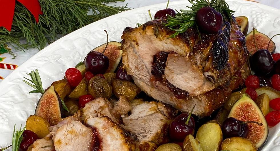 Christmas: learn how to make rolled pork with fig jam and bacon