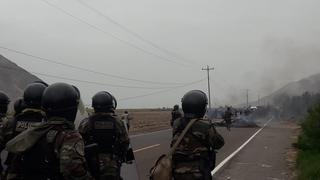 Conflicto en Tía María: policías liberaron vías en medio de enfrentamientos