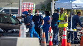 Inauguran sitio de pruebas de coronavirus en el estadio Hard Rock de Miami | FOTOS