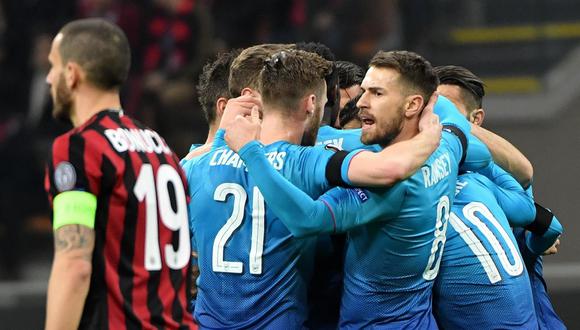 Milan vs. Arsenal EN VIVO ONLINE: 'Gunners' ganan 2-0 por la Europa League. (Foto: Agencias)