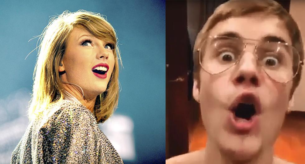 Justin Bieber imita de la mejor manera a Taylor Swift. (Foto: GettyImages)