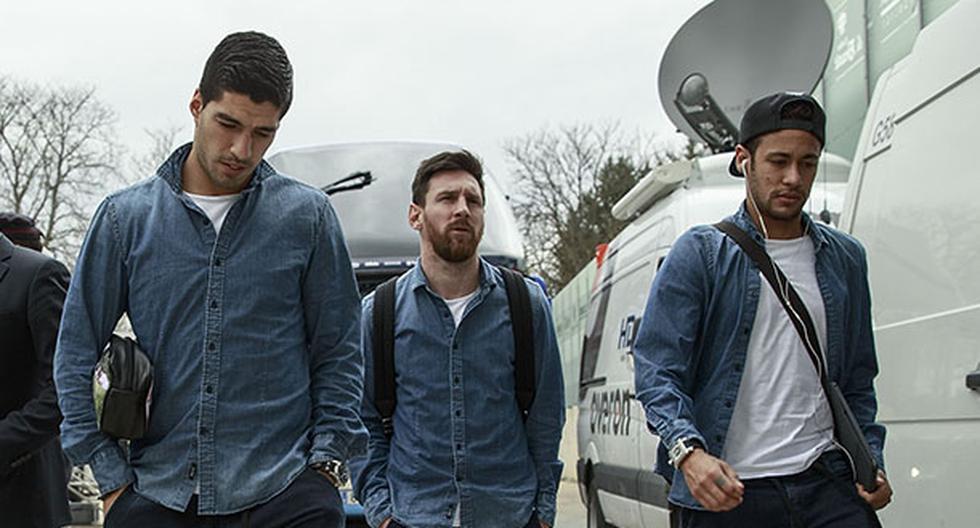 Luis Suárez, Lionel Messi y Neymar ya trabajan con el Barcelona pensando en la Liga. (Foto: Getty Images)