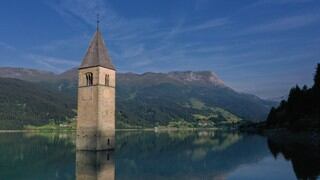 El pueblo medieval italiano que emergió del agua 70 años después de hundirse