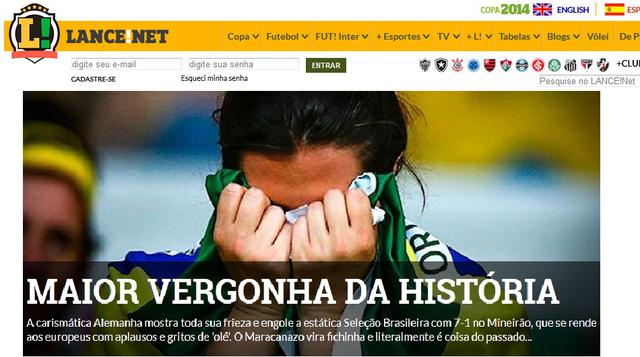 "Masacre en el Mineirao": prensa brasileña consternada con 7-1 - 1