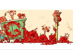 Google rinde tributo a la Tomatina con simpático ‘doodle’ 