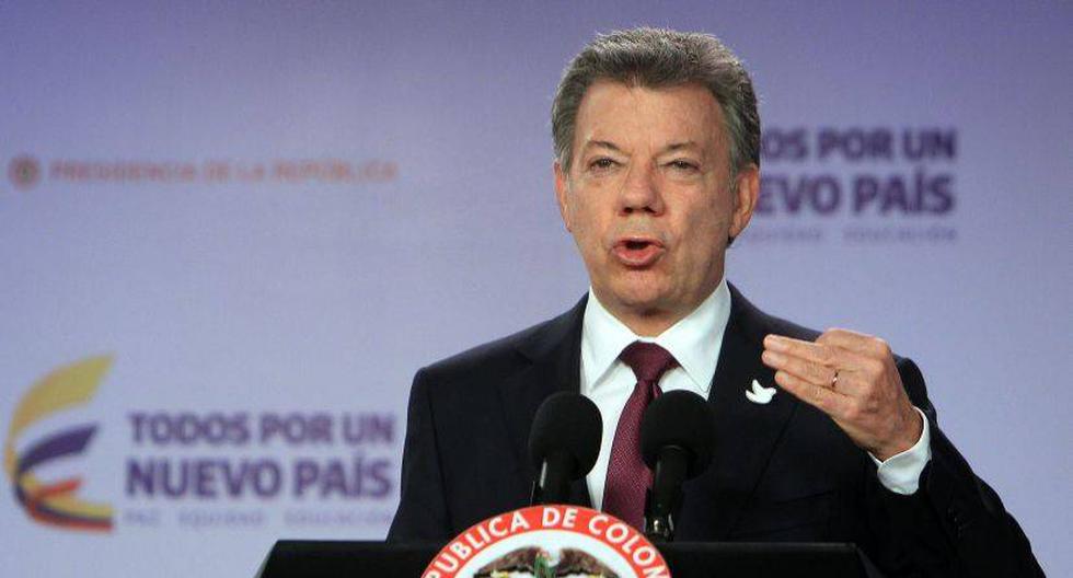 Juan Manuel Santos promete luchar por la paz en Colombia (EFE)