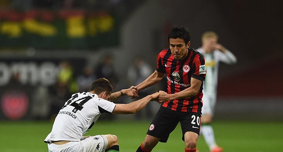 Eintracht Frankfurt frena racha victoriosa del Borussia Monchengladbach. (Foto: Getty Images)