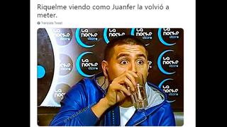 Facebook: River vs. Racing, los crueles memes hacia Riquelme tras el golazo de 'Juanfer' Quintero