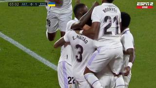 Éder Militão anotó el 1-0 de Real Madrid sobre Getafe | VIDEO